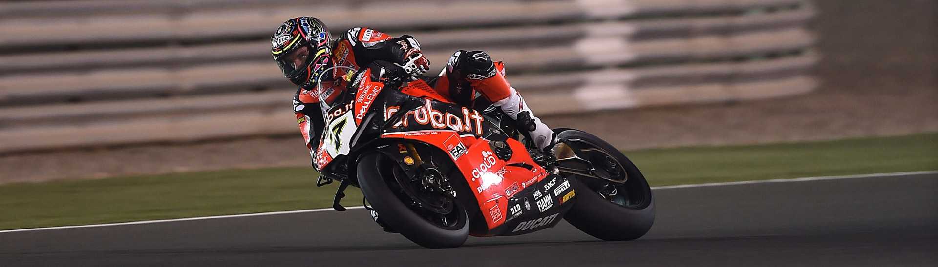 Davies hits the front as WorldSBK action concludes day one in Qatar