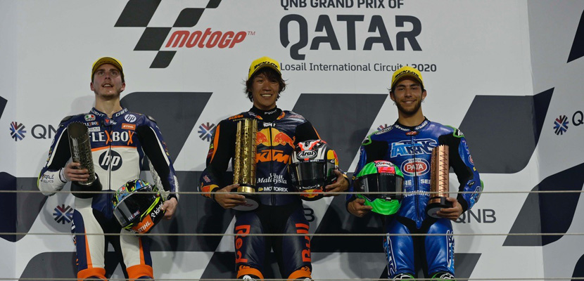 Nagashima takes emotional first win with a stunning ride to victory in Qatar