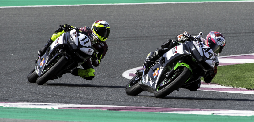 Hamad Al Sahouti winner of the QSTK 300 Supersport